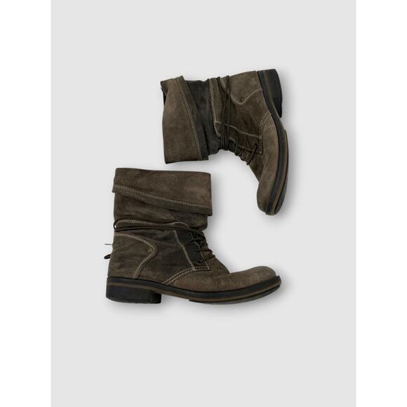 Aldo Suede Slouch Combat Boots Moto Boots EU 38 / US 7.5